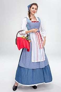 Amazon.co.jp: [SCLYX] 美女と野獣 ベル町娘 コスチューム